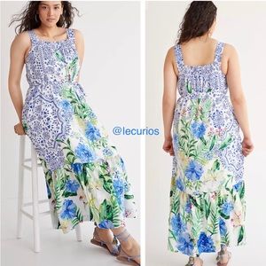 NWT Anthropologie Floral Maxi Dress.